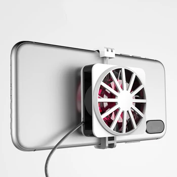 Mobilný Telefón Chladnejšie Univerzálny Herný Telefón Chladnejšie Prenosné RGB Ventilátor Držiak Chladiča Kotvy Hra Radiátorov
