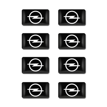 10 ks auta nový štýl dekoratívne Odznaky volant hub čiapky pre Opel Astra H G J Insígnie Mokka Zafira Corsa Vectra C D