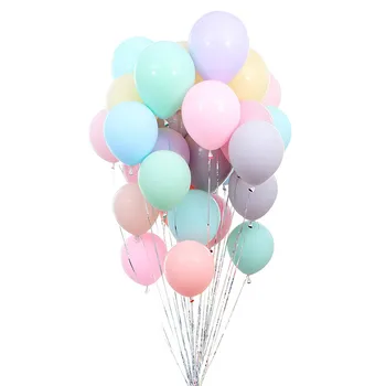 10 inch Macaron Latexové Balóny Pastel Candy Balón Svadby, Narodeniny, Party Dekorácie Baby Sprcha Dekorácie Kolo Balón