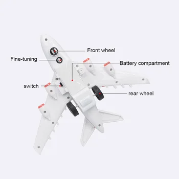 Nové Diaľkové Ovládanie Airbus Modelu Deti Lietadlo Hračky Airbus Elektrické Diaľkové Ovládanie Lietadla so Svetlami, Zvukmi pre Deti Darčeky