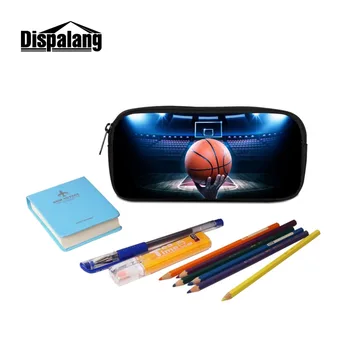 Prispôsobiť Dizajn Futbal, Basketbal, Futbal peračník Pre malých Chlapcov, Malé Plátno Pero Box Žien Mini Prenosné Kozmetické Tašky
