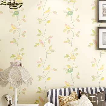 Beibehang 3D záhradné Kvety tapety na steny 3 d detská izba, Obývacia izba, Spálňa Domova Birdie stenu papiere domova