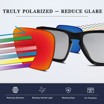 SmartVLT Náhradné Objektívy, polarizačný pre Oakley Batwolf slnečné Okuliare - HI-DEF Modrá