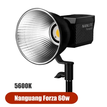 NANLITE Forza 60W 300W Fotografie svetlo Vonkajšie 5600K LED Monolight KLASU Svetlo s bowens mount Studio Flash Strobe Light