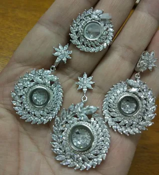 Cp08 Luxusný Módny Návrhár 925 Sterling Silver Šperky zirconia shinning pre lady ženy,roztomilý&sweet ag