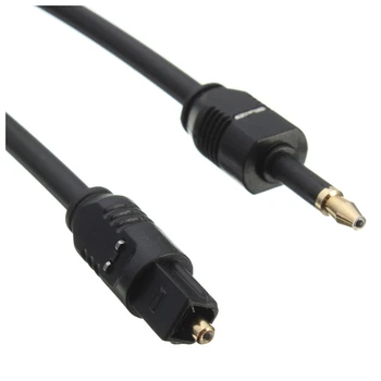 ABGN Hot-1m 3 ft Toslink na Mini Konektor 3,5 mm Digitálny Optický SPDIF Audio Kábel Pozlátené