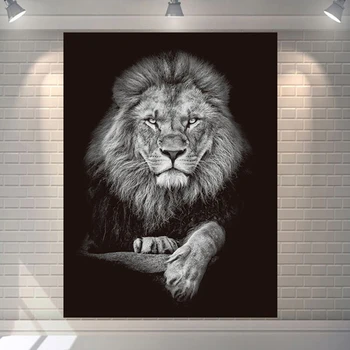 Slon gobelín spálňa decor stenu deka black stene visí koberec zvierat lev nástenná maľba
