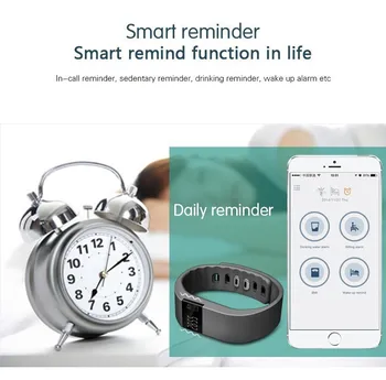 TW64 Smart Náramky Fitness Tracker Bluetooth Smartband Šport Passometer Náramok Náramok pre iPhone IOS Android