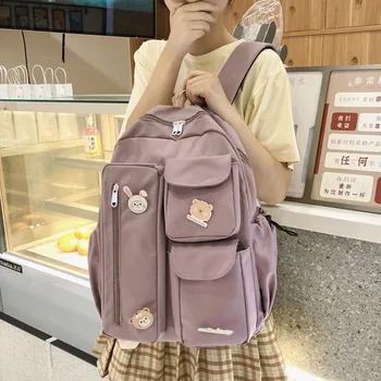 Roztomilý Dievčatá Batoh Ženy Veľkú Kapacitu Iny Jednoduchých Školských Tašiek pre Mladistvých Žien kórejský Harajuku Škole Študent Bookbag Cestovanie