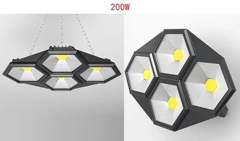 [Sedem Neon]NOVÉ Hexagon nastaviteľný držiak 50-350W led high bay svetlo vonkajšie nepremokavé krajiny osvetlenie Veže Luster