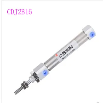 Malé pneumatické nehrdzavejúcej ocele mini valec micro pero ihly typu CDJ2B10-5 10 15 20 25 30-B