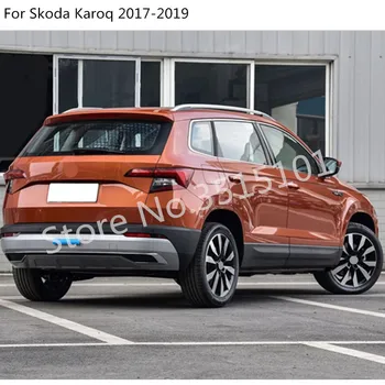 Auto orgán tvarovania účesu stick nehrdzavejúcej ocele okno obloha pilier okno stredný pás výbava Pre Škoda Karoq 2017 2018 2019 2020