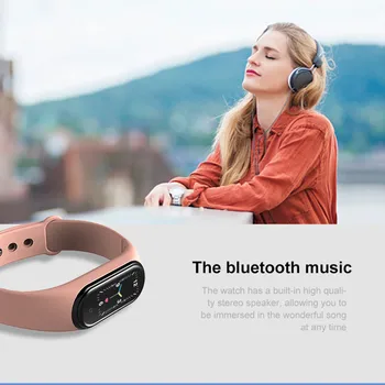 2020 Nové M5 Šport Smart Hodinky Mužov Bluetooth Hodinky, Náramok Fitness Tracker Ženy Hovor Smartwatch Prehrávanie Hudby Náramok Smartband