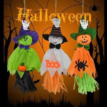 1pc Halloween Ghost Závesné Dekorácie Krytý Vonkajší Vidina Strany Ornament Utility Prívesok Rekvizity Halloween Prípade Party Decor
