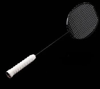 XVT Profesionálne Black Carbon/ Celý Uhlíka Badminton Raketa S Reťazcom Zadarmo Rukoväť 4 farby 2 ks/veľa