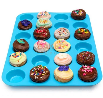 BAKER DEPA Silikónový Povrch formy kolo puding Jello mydlo Formy muffin cupcake plesne tortu pečenie, pečenie nástroj chlieb, pečivo, formy
