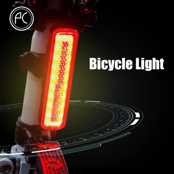 PCycling Bicyklov Svetla USB Nabíjanie Bezpečnosti na Koni Výstražné Svetlo Farba Nepremokavé Horský Bicykel zadné svetlo na Koni Príslušenstvo