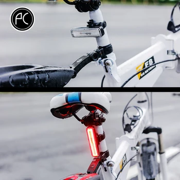 PCycling Bicyklov Svetla USB Nabíjanie Bezpečnosti na Koni Výstražné Svetlo Farba Nepremokavé Horský Bicykel zadné svetlo na Koni Príslušenstvo