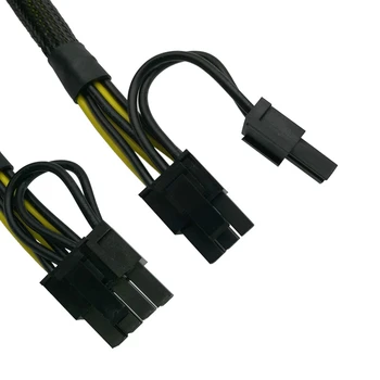 10 Pin Na Dual Pci-E, 8 Pin(6+2) Napájací Adaptér Kábel pre Hp Dl580 Dl585 Dl980 G7 Server 23.5-V(60 cm)