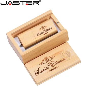 JASTER Javorového dreva Osobné Logo usb flash disk, ružové drevo usb 2.0, 4 GB 8 GB 16 GB 32 GB, 64 GB fotografie darček Walunt dreva
