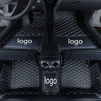 CARFUNNY Custom fit auta (logo auta podlahové rohože pre Veľký múr Haval H2 H2S auto styling príslušenstvo koberec vložky