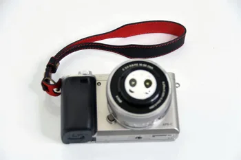 Originálne Kožené Fotoaparát Ruku, Zápästie Lano Pre Sony, FUJI Nikon Olympus