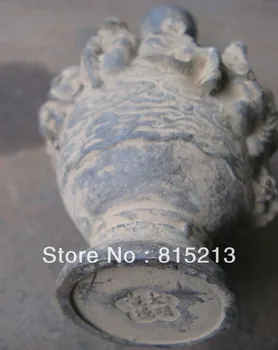 27 starej Číne krásna rozprávka bronzové vázy vyrezávané Ôsmich nesmrteľných totem socha