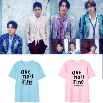 Kpop Super Junior ešte raz Album Košele HipHop Príležitostné Voľné Oblečenie Tričko Tričko Krátky Rukáv Topy T-shirt DX847
