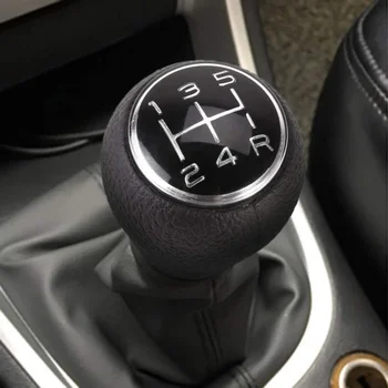 Najnovšie 5-Rýchlostná Hliníková Manuálny Posun Gombík Páky, Gear Shifter Stick Adaptér Pre Peugeot 307/206