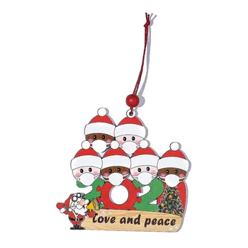 #32 Prispôsobené Prežil Členov Rodiny Ornament 2020 Dovolenku Ornament-Špeciálne Drahocenná Pamiatka Strom Dekorácie-Jedinečný Vianočný