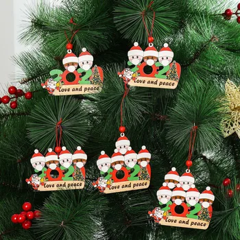 #32 Prispôsobené Prežil Členov Rodiny Ornament 2020 Dovolenku Ornament-Špeciálne Drahocenná Pamiatka Strom Dekorácie-Jedinečný Vianočný