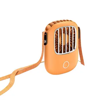 Mini Vreckový Ventilátor 3 Gears Nastaviteľné Krku Chladiaci Ventilátor USB Nabíjanie Chladič Vzduchu