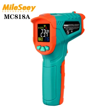 Mileseey MC818A MC818C Non-kontakt Infračervený Teplomer Laserový Digitálny Teplomer na Meranie Teploty