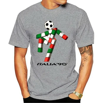 Italia 90 Svete Ciao Mascotte Cotton2021 t-shirt Hot Predaj Super Módne Letné Bežné Muž Dobrej Kvality Online