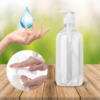 2021 Nové 3ks 500MLPump Fľaše Rozprašovača Prázdne dezinfekčné prostriedky na Ruky Krém, Šampón, Umývanie