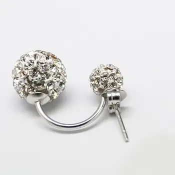 Nový Príchod 1Pair Ženy Šperky Drahokamu Rakúsko Crystal Prívesok Stud Náušnice Šperky Jemné Dec 20