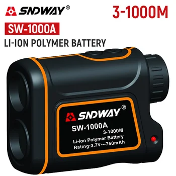 SNDWAY 6X Ďalekohľad Laserový Diaľkomer 600, 1000M, 1500M Laserové Meranie Zariadenia Na Lov, Golf Šport Inžinier CA