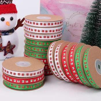 45# 25YD Vianočné Páse s nástrojmi 10 mm Multi remeselníkov Strany Darček Pásky Farebné Vianočné Dekorácie, Doplnky Navidad