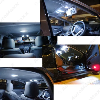 FEELDO 4Pcs T5 74 2721 Auto, LED Svetlo, Vypuklé 1LED Klin Base Eur (Rozchod žiarovky) #AM2185