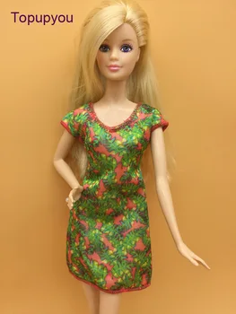 Topupyou nové šaty pekné šaty pre bábiky barbie Topup1