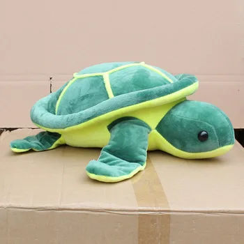 Roztomilý zelená korytnačka plyšové hračky asi 30 cm mäkká bábika dieťa je hračka Vianočný darček s2393