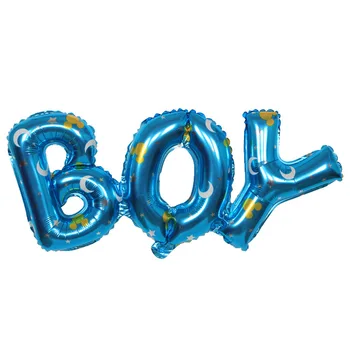 Chlapec dievča fóliové balóniky detí, narodeniny, party dekorácie balóny, nafukovacie Hélium Balón baby Gender Odhaliť strany sprcha GYH