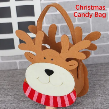 Zbrusu Nový Prenosný Candy Bag Vianočné Módne Tašky Vianočné Dovolenku Dekorácie Taška D60