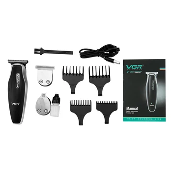 VGR 3in1 zastrihávač chĺpkov nabíjateľná hair clipper účes stroj oilhead clipper vlasy carcving biela clipper zastrihávač brady holiaci strojček