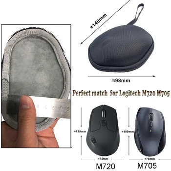 Prenosný Pevný Cestovný trvalú Ochranu Skladovanie Taška Kryt Cestovná Myš Prípade logitech M720 M705 M325 G304 Myš