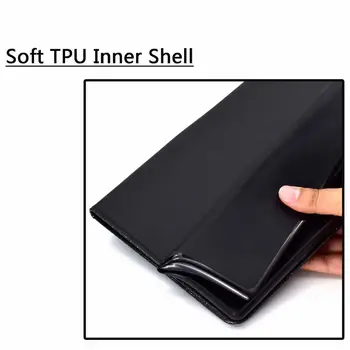 Lesk Bling PU Koža Kože pre Samsung Galaxy Tab Prípade T510 T515 10.1 Palcový 2019 Flip Tablet Shell Stojan, Kryt Coque+pero