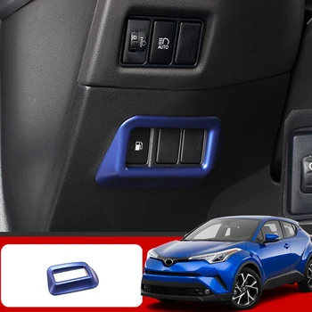 1PCS Auto Styling ABS Plast Interiér Palivovej Nádrže Spp Tlačidlo Krytu Výbava pre Toyota C-H CHR 2016 2017 2018 Ľavej Strane Disku