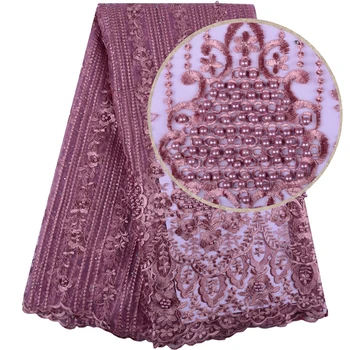 Lacné Ceny Čipky Textílie Francúzskej Čipky Textílie S Dostatkom Korálky Nigérijský Francúzsky Tkaniny Vysokej Kvality Afriky Tylu Čipky Textílie 1399