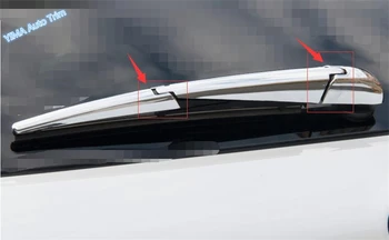 Lapetus Auto Styling Zadné Sklo Okna Stierač Nálepky Kryt Trim 3 Ks / Set vhodný Pre LEXUS NX NX200T NX300T 2018 2019 ABS