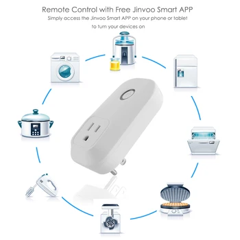 ANENG AC110V-240V Smart Home Wifi Časovač Zásuvky Prepínať APLIKÁCIE Automatické Ovládanie Pre Amazon Alexa Echo US/EU/UK Plug